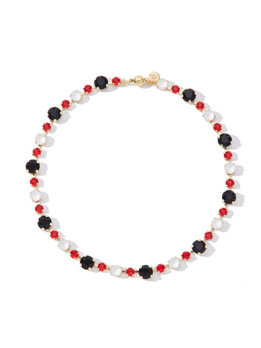 Lucy In The Sky Necklace - Black Red