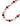 Lucy In The Sky Necklace - Black Red