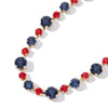 Lucy In The Sky Necklace - Navy Red