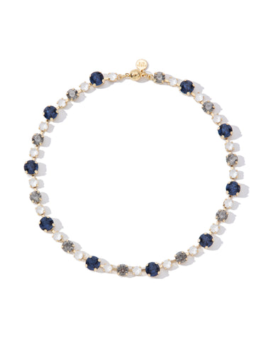 Lucy In The Sky Necklace - Navy White