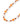 Lucy In The Sky Necklace - Orange White