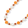 Lucy In The Sky Necklace - Orange White