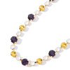 Lucy In The Sky Necklace - Purple Yellow