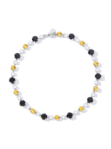 Lucy In The Sky Necklace - Black Yellow