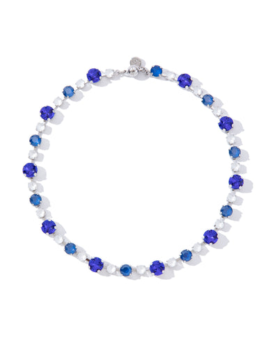Lucy In The Sky Necklace - Denim White
