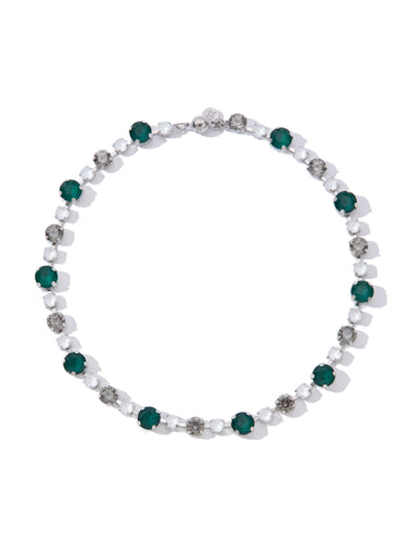 Lucy In The Sky Necklace - Emerald White
