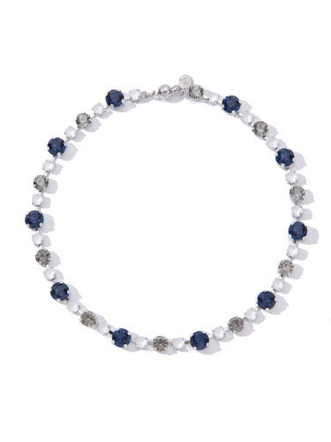 Lucy In The Sky Necklace - Navy White
