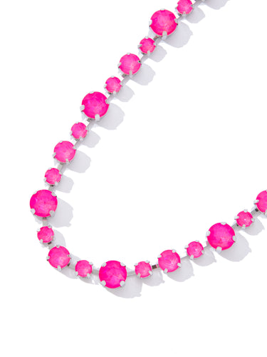 Lucy In The Sky Necklace - Neon Pink