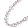 Lucy In The Sky With Diamonds Necklace - Linen Diamond Dust Veil
