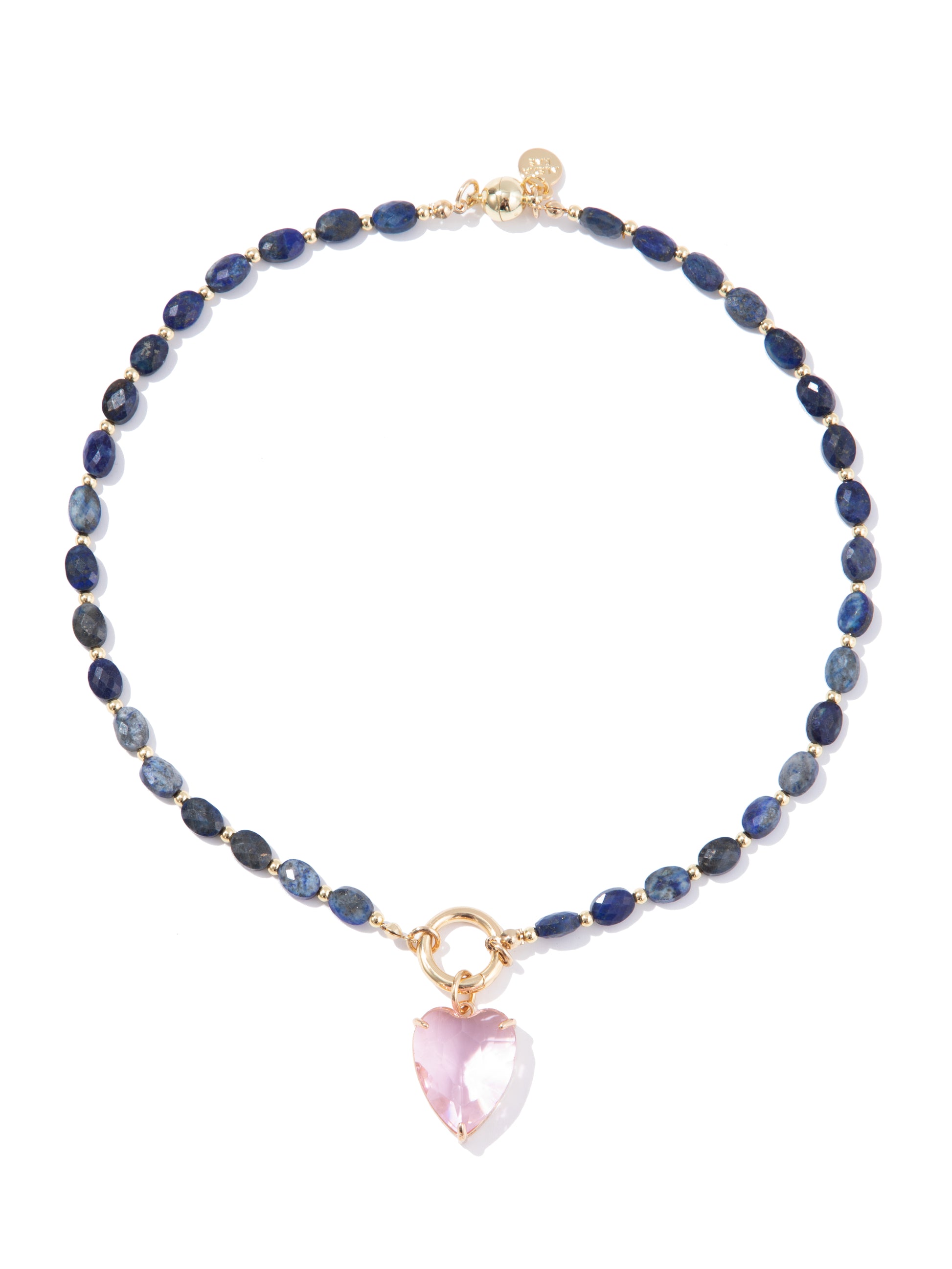 Lyra Necklace - Blue Rose