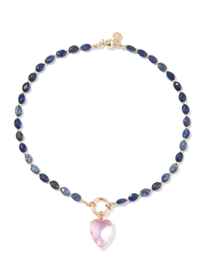 Lyra Necklace - Blue Rose