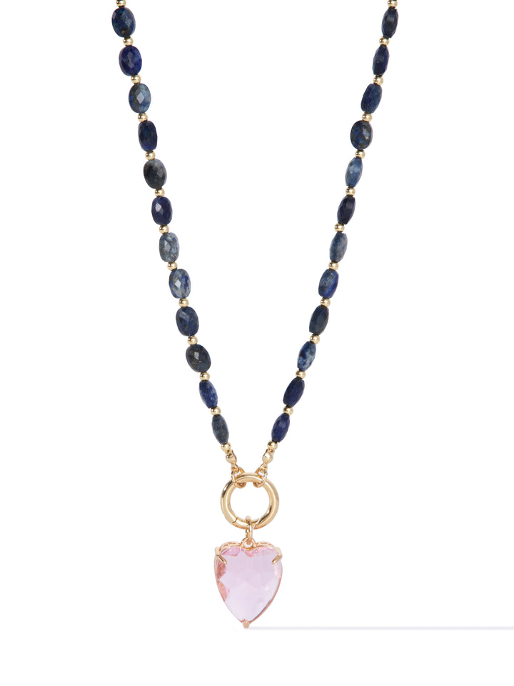 Lyra Necklace - Blue Rose
