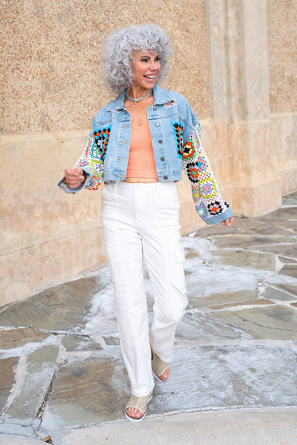 Cloud 9 By Judy Blue High Rise Cargo Straight Jeans *JB