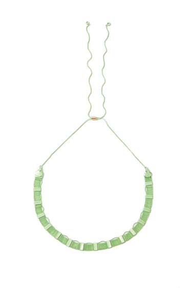 Las Vegas Necklace - Liquid Metallic Apple Martini
