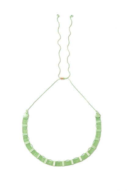 Las Vegas Necklace - Liquid Metallic Apple Martini