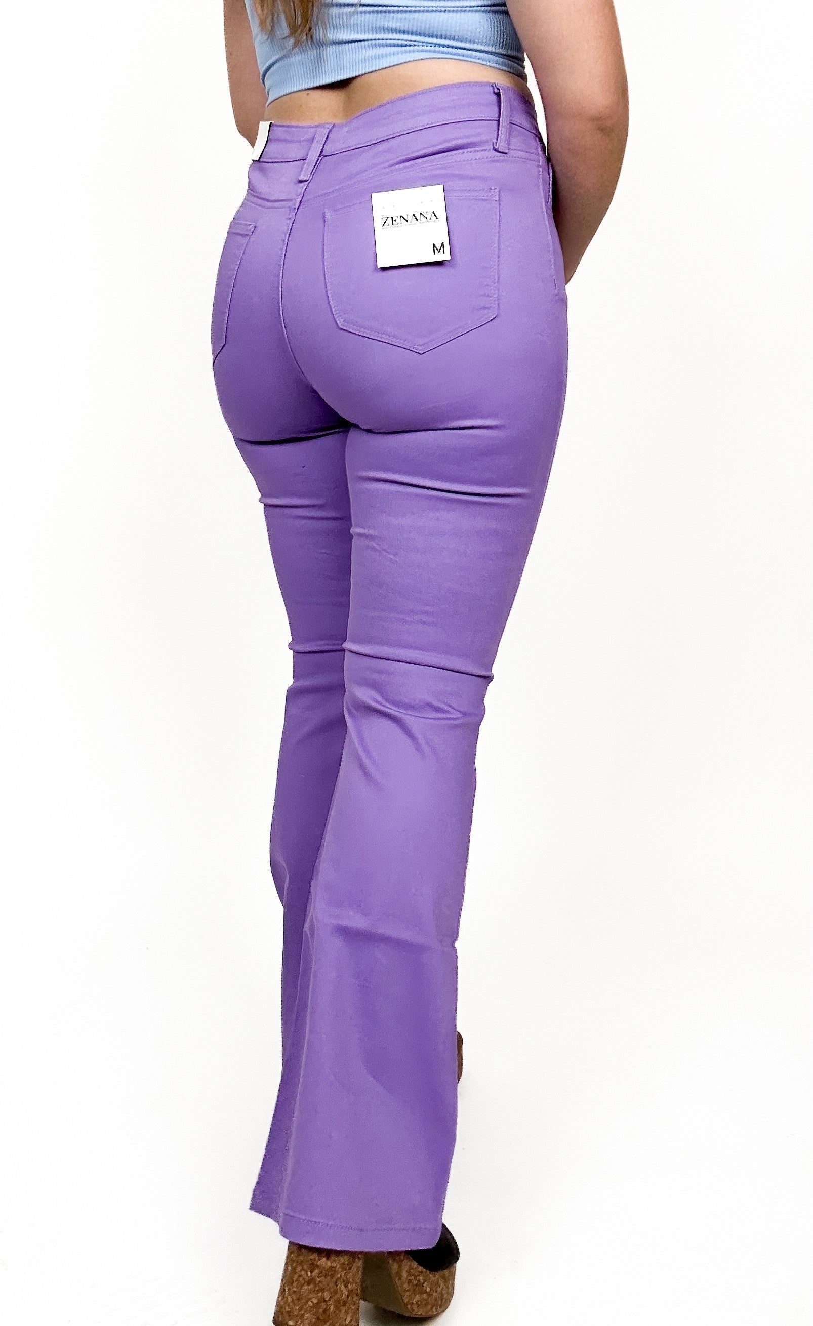 Zenana High Rise Bootcut Denim Pants