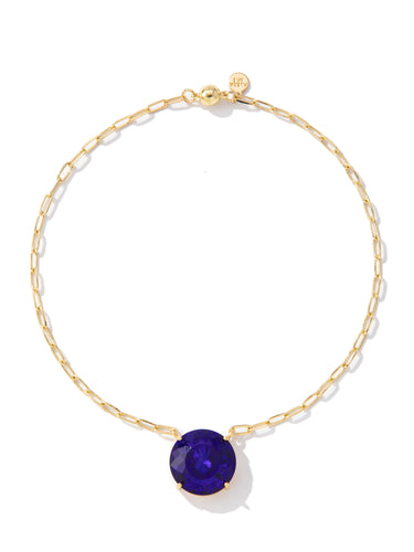 Madrid Necklace - Gold Blue