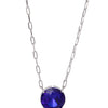 Madrid Necklace - Silver Blue