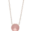 Madrid Nights Necklace - Linen Chocolate Silk