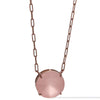 Madrid Nights Necklace - Metallic Chocolate Sienna Silk