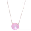 Madrid Nights Necklace - Metallic Pinky Promise Berry Silk