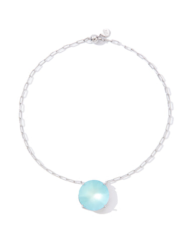 Madrid Nights Necklace - Azure Silk