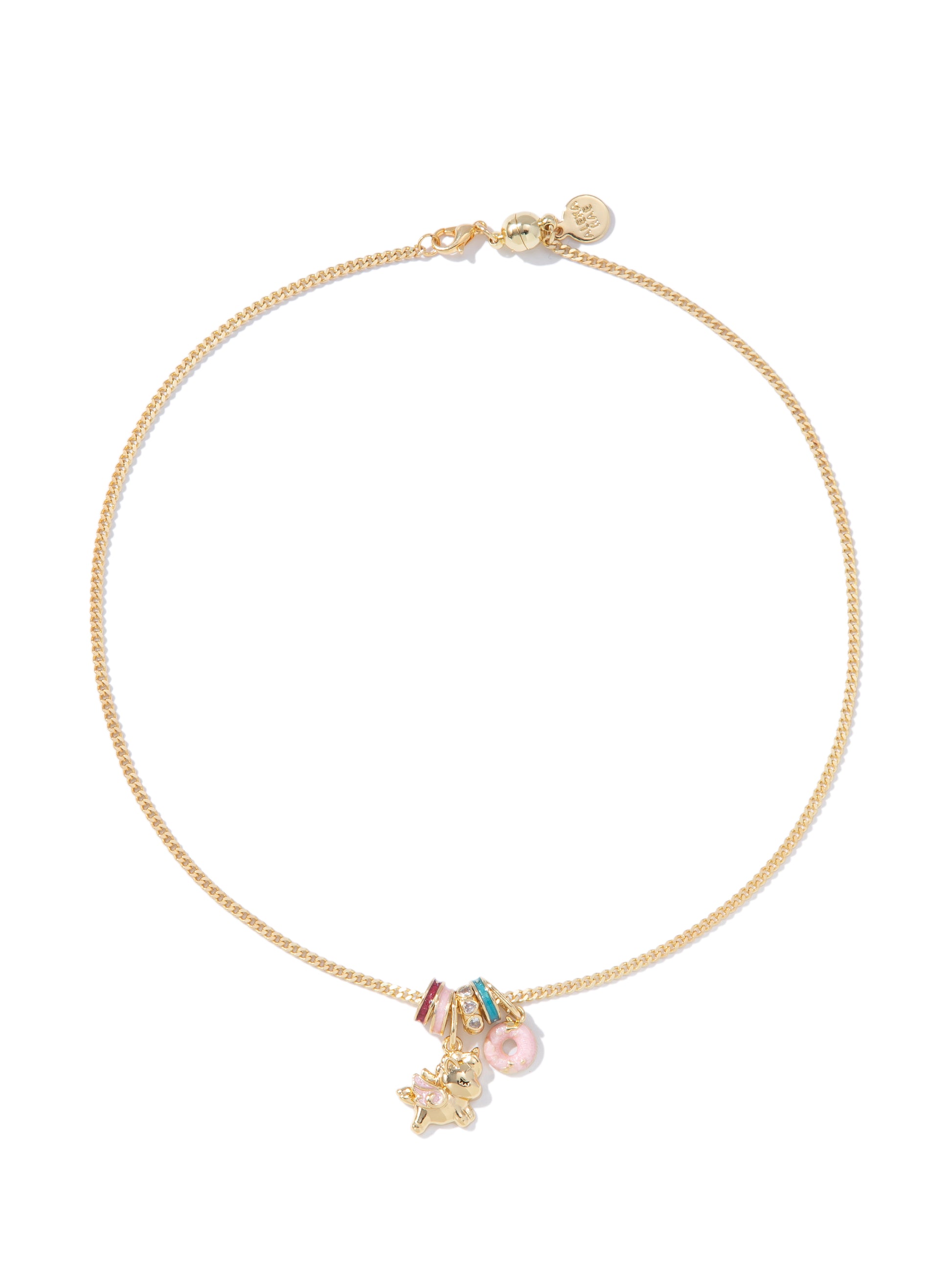 Magical Moments Necklace - Gold Unicorn Wishes