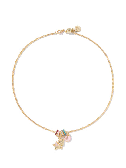 Magical Moments Necklace - Gold Unicorn Wishes