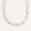 Mandy Necklace - Gold Pearl