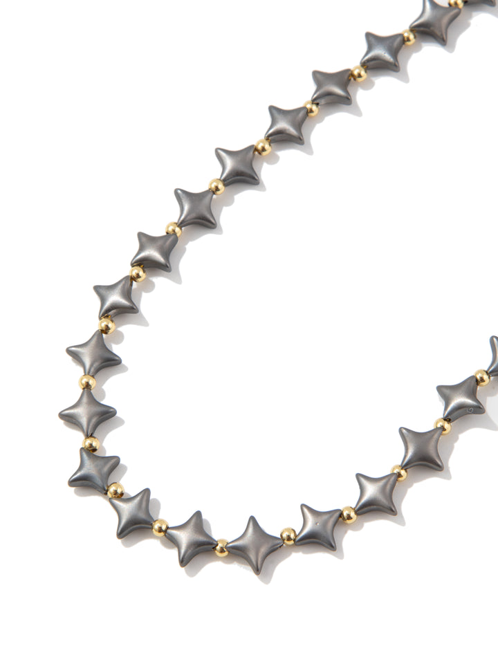Mars Necklace - Gunmetal Gold