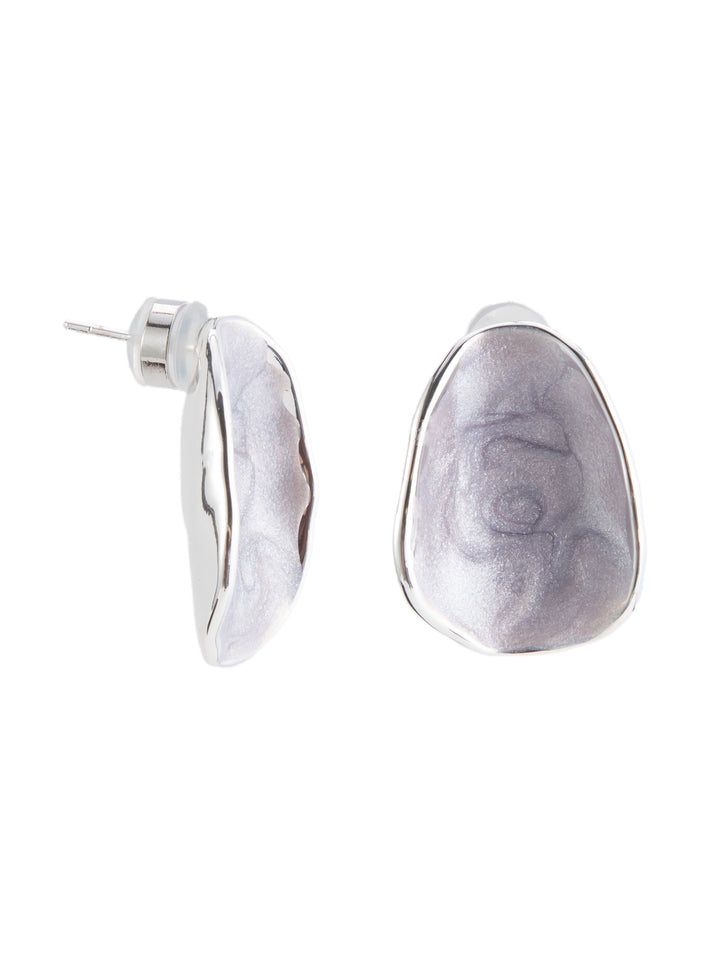 Meli Earrings - Liquid Metallic Lilac