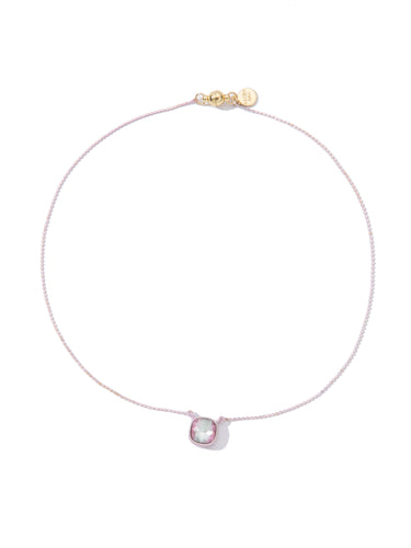 Melrose Necklace - Metallic Tickle Me Pink