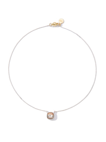 Melrose Necklace - Metallic Whisper Pale Champagne