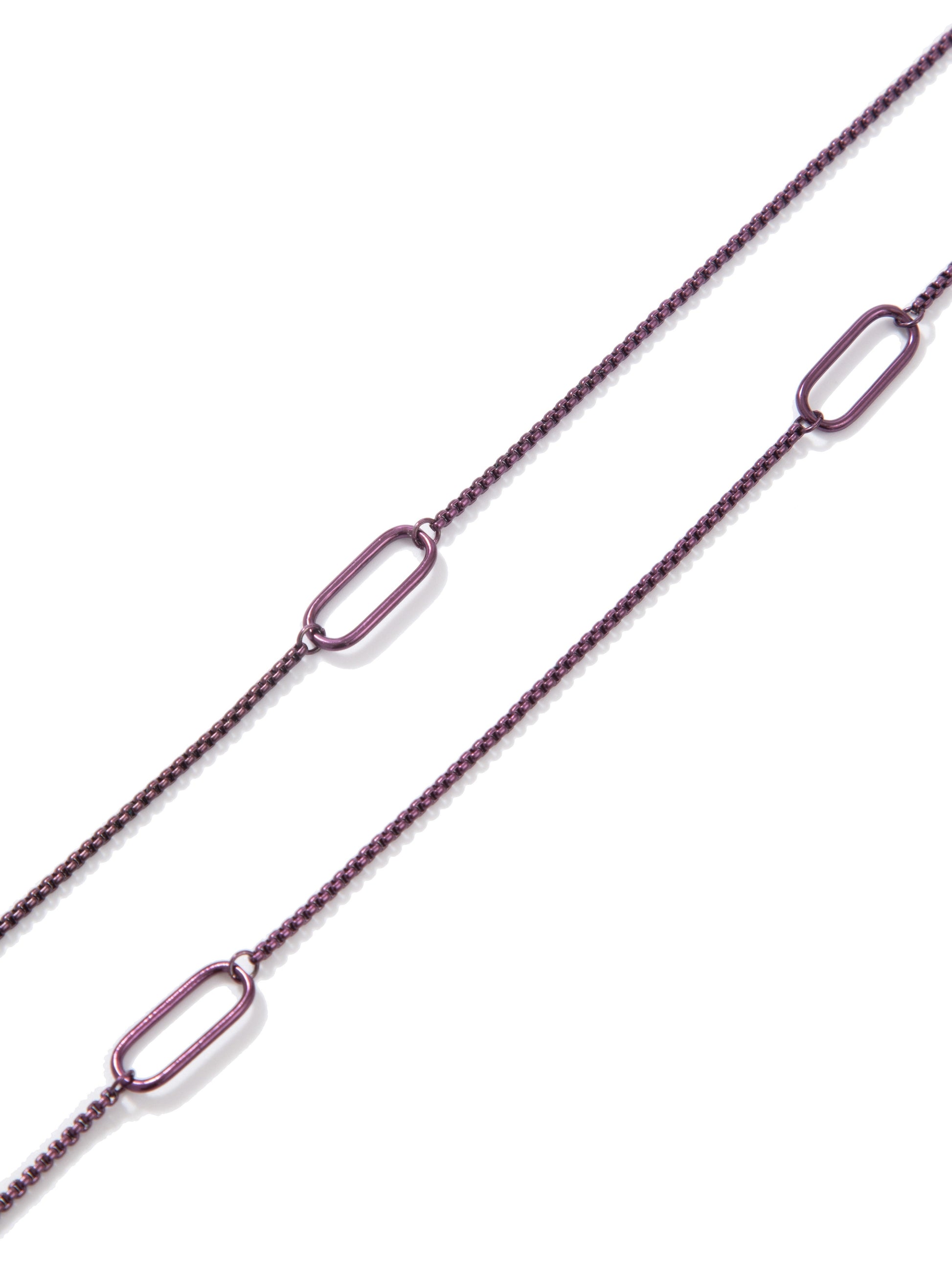 The Promise Necklace - Liquid Metallic Plum