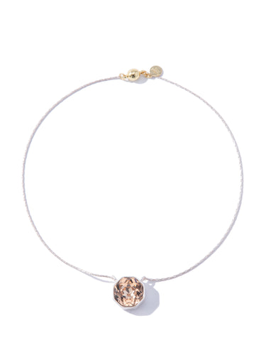 Miami Necklace - Linen Champagne