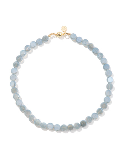Mic Drop Mega Midnight Necklace - Opal Grey