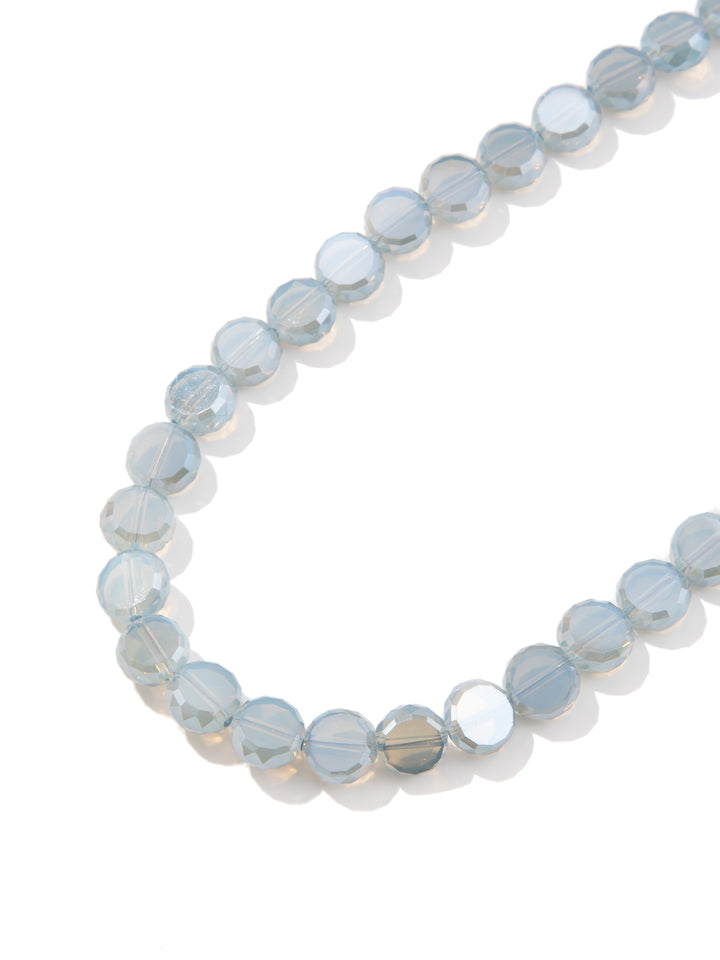 Mic Drop Mega Midnight Necklace - Opal Grey
