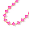 Midnight In Venice Necklace - Neon Pink