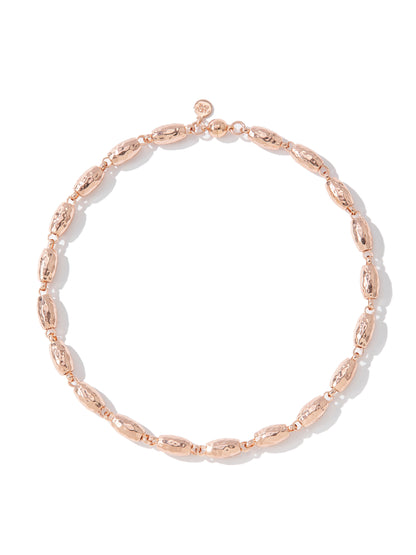 Midnight Rain Necklace - Toffee Rose