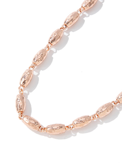 Midnight Rain Necklace - Toffee Rose