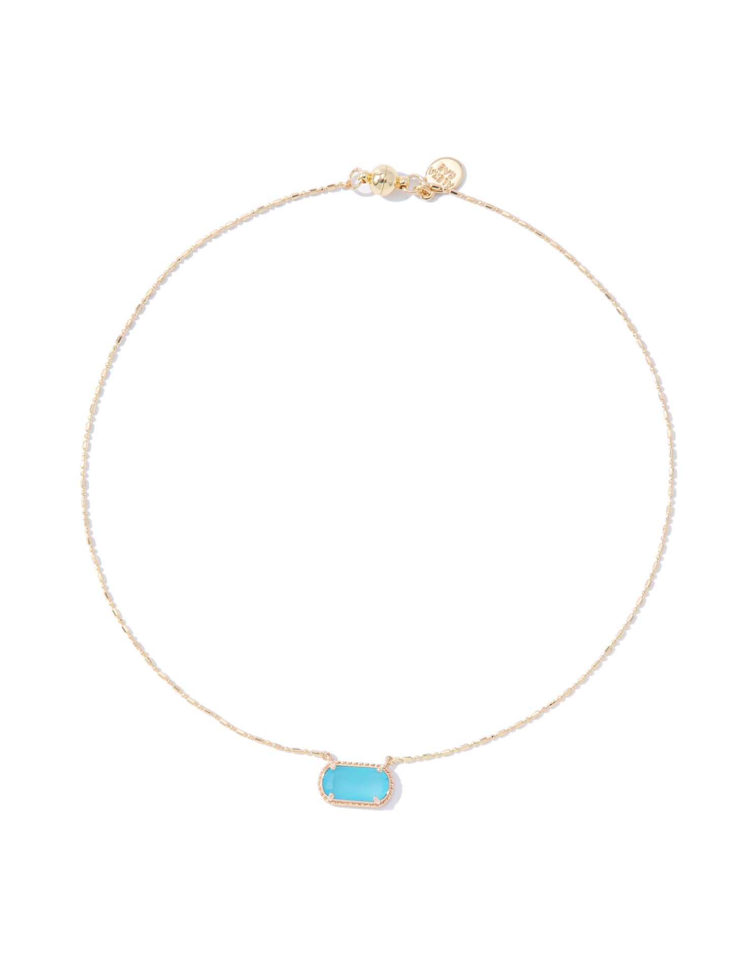 Midnight Rodeo Necklace - Gold Turquoise