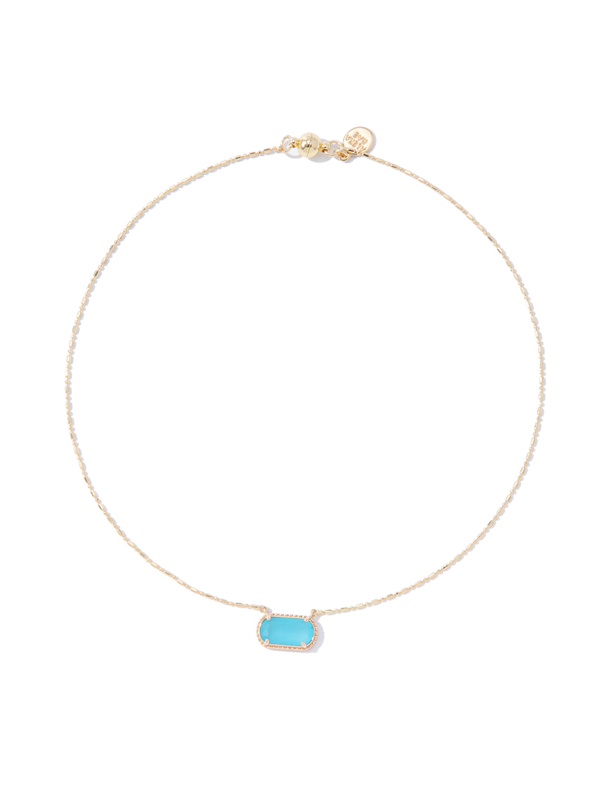 Midnight Rodeo Necklace - Gold Turquoise