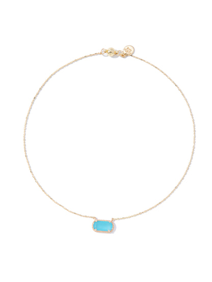 Midnight Rodeo Necklace - Gold Turquoise