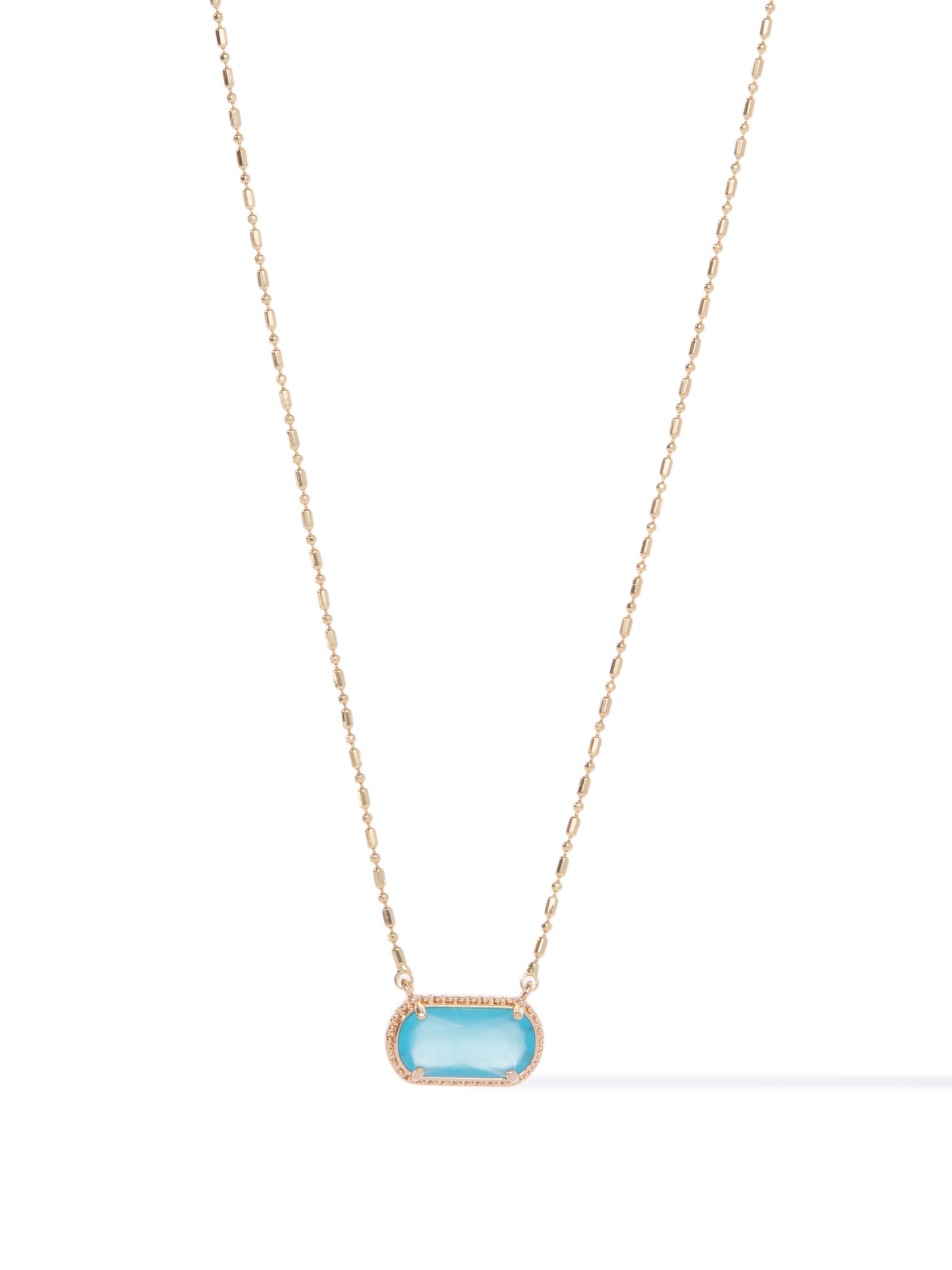 Midnight Rodeo Necklace - Gold Turquoise