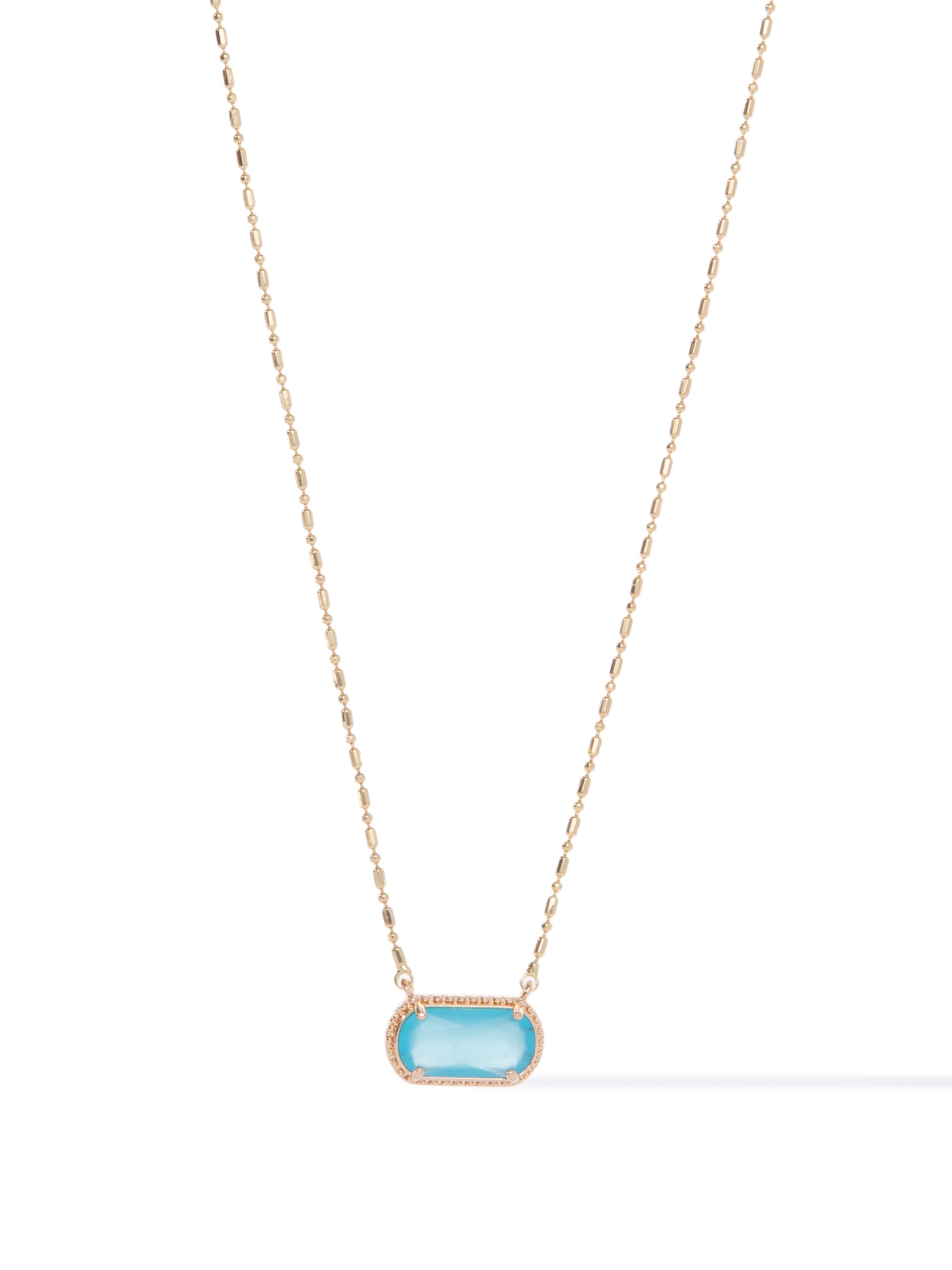 Midnight Rodeo Necklace - Gold Turquoise