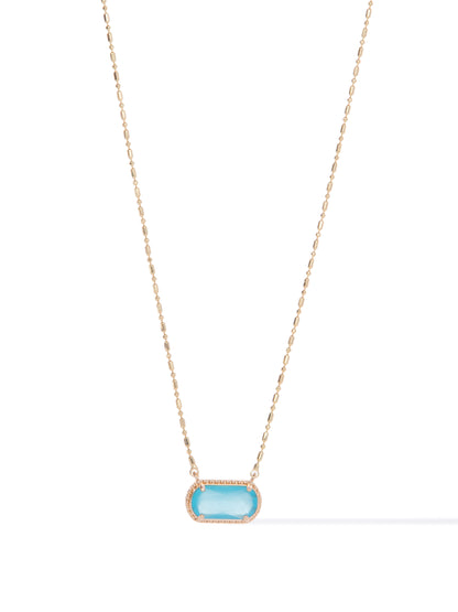 Midnight Rodeo Necklace - Gold Turquoise