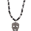 Midnight Skull Necklace - Dark Night