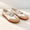Briar Criss Cross Maryjane Flats - Beige