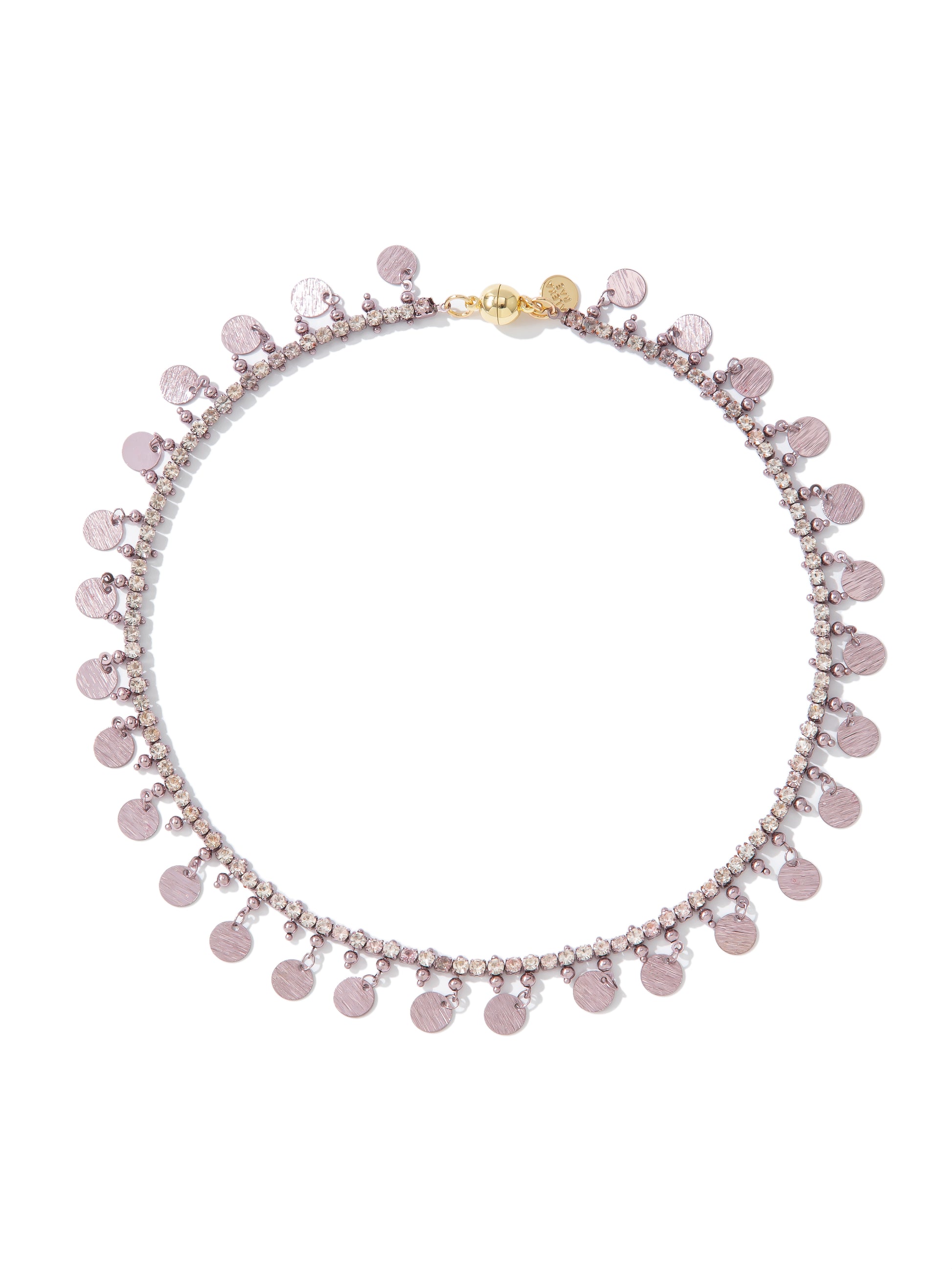 Mirror Magic Necklace - Metallic Peony