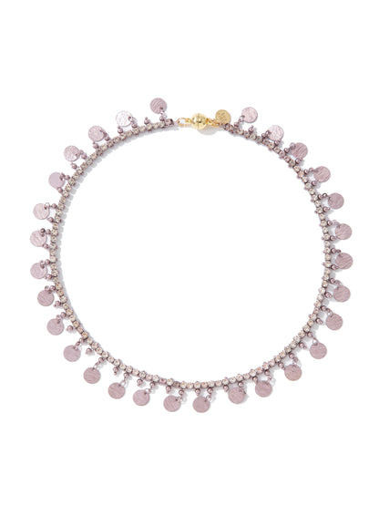 Mirror Magic Necklace - Metallic Peony